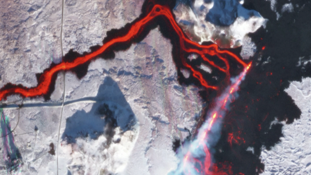 VIDEO Zastrašujuće satelitske snimke vulkana: Pogledajte kako je lava prekrila Island