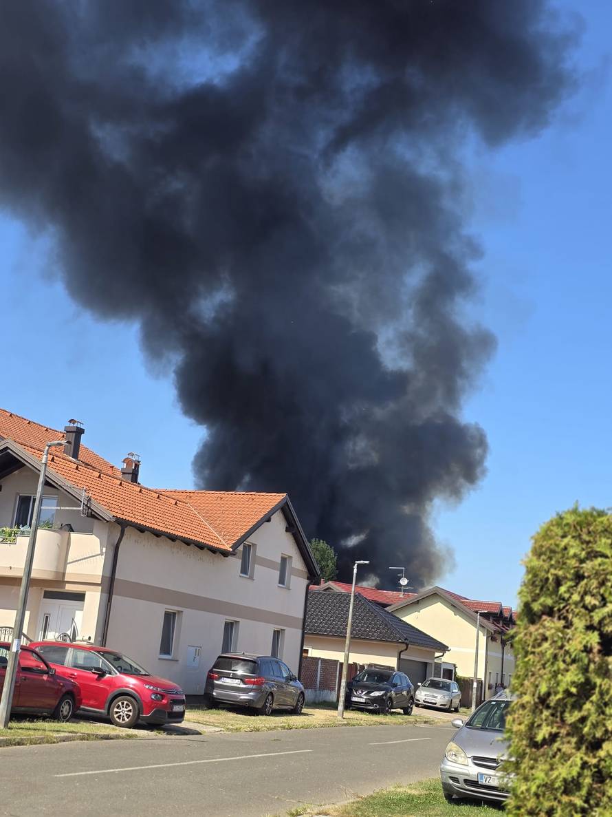 VIDEO U Varaždinu eksplozija i požar, na terenu 50 vatrogasaca