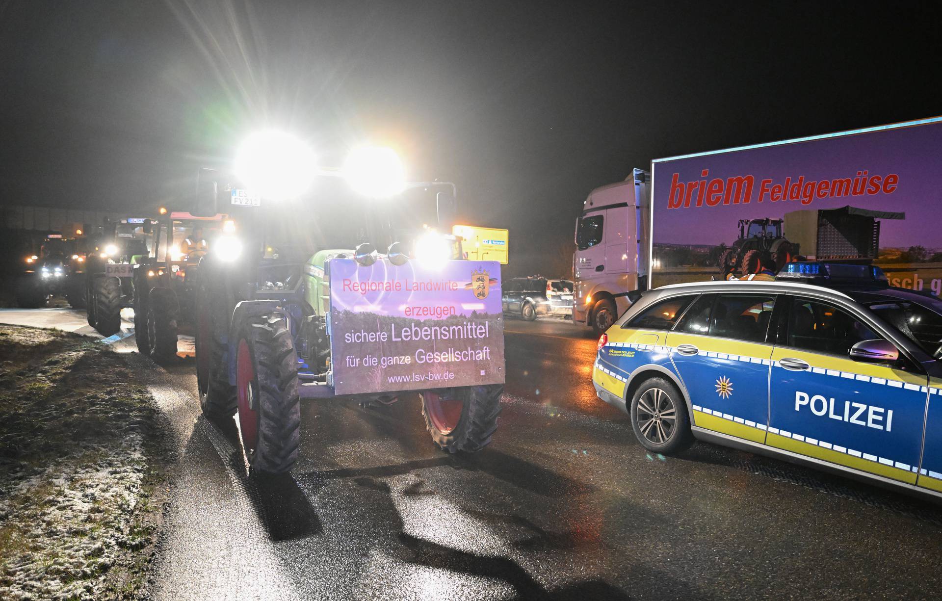 Farmer protests - Neuhausen