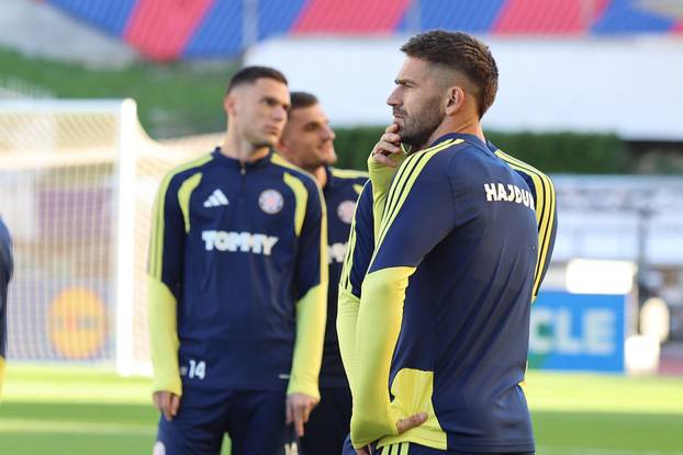 Split: Trening nogometa&scaron;a Hajduka uo&ccaron;i utakmice s Ajaxom