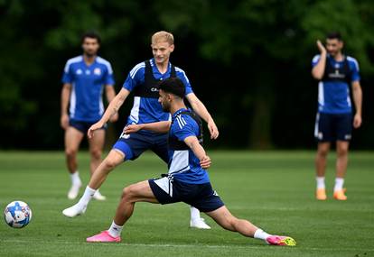 Trening nogometaša GNK Dinamo na ljetnim pripremama u Sloveniji