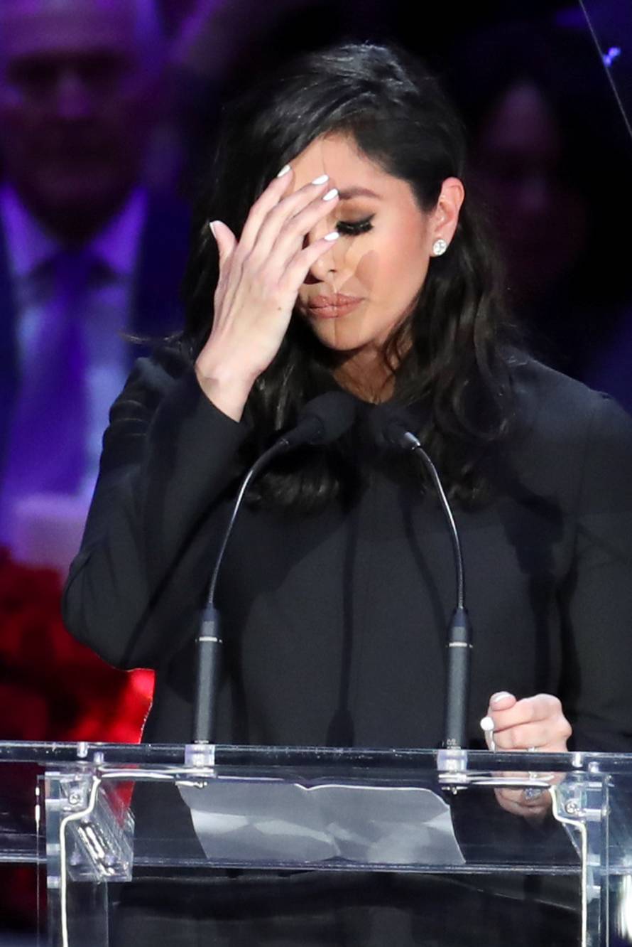 Public memorial for NBA great Kobe Bryant, his daughter Gianna and seven others killed in a helicopter crash on January 26, at the Staples Center in Los Angeles, California