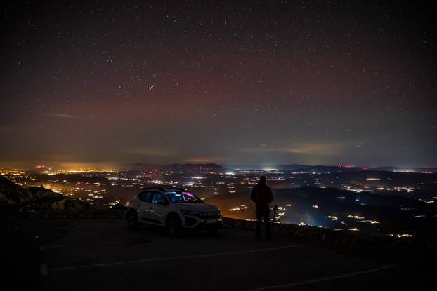 Aurora Borealis promatrana s vrha Biokova Sv. Jure 