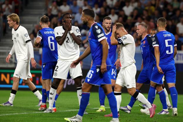 Qualifying match between Slovakia and Germany