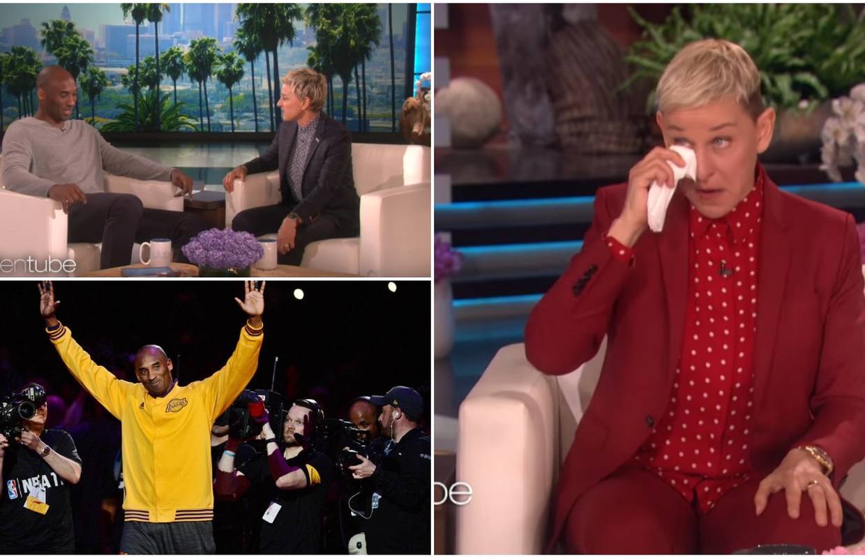 Suze voditeljice: Ellen se u talk showu 'slomila' zbog Bryanta