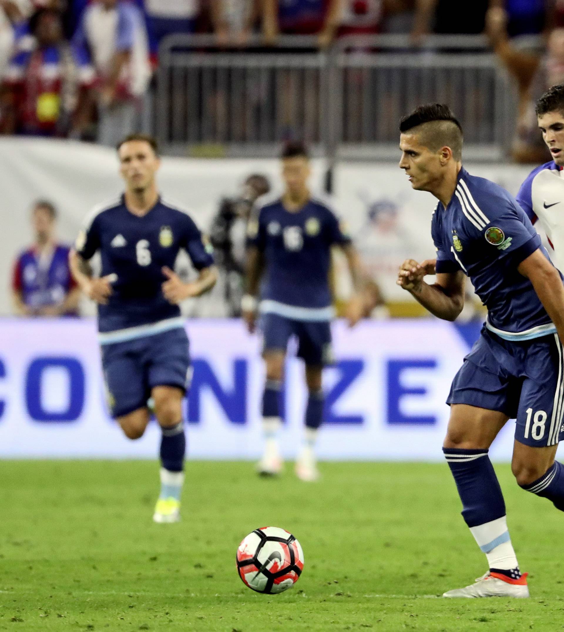 Soccer: 2016 Copa America Centenario-Argentina at USA