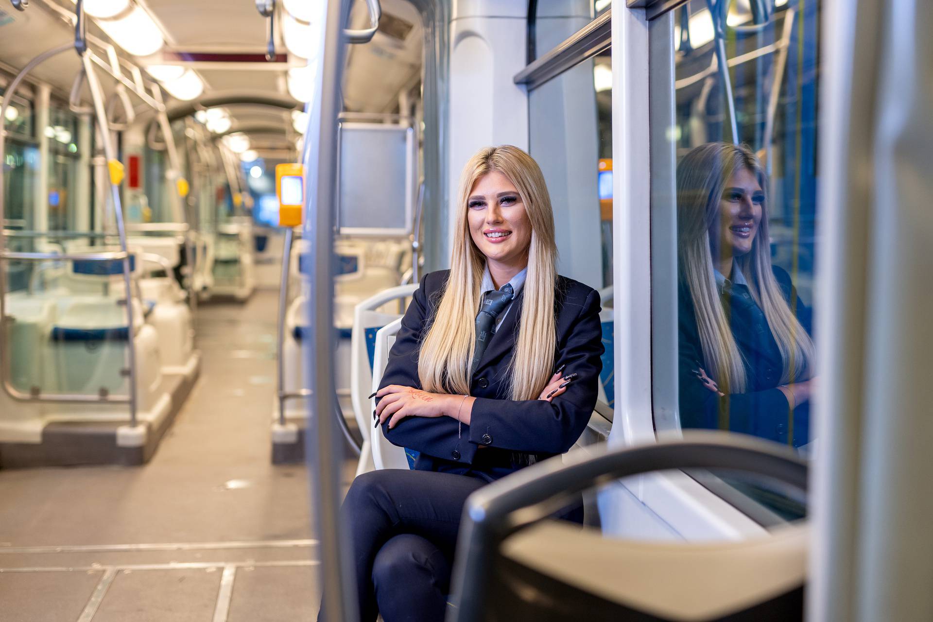 Zagreb: Iva Pandžić, 
vozačica tramvaja