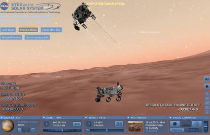 Isprobajte fantastični simulator i spustite Curiosity na Mars