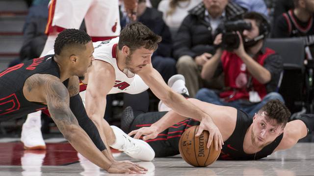 NBA: Miami Heat at Portland Trail Blazers