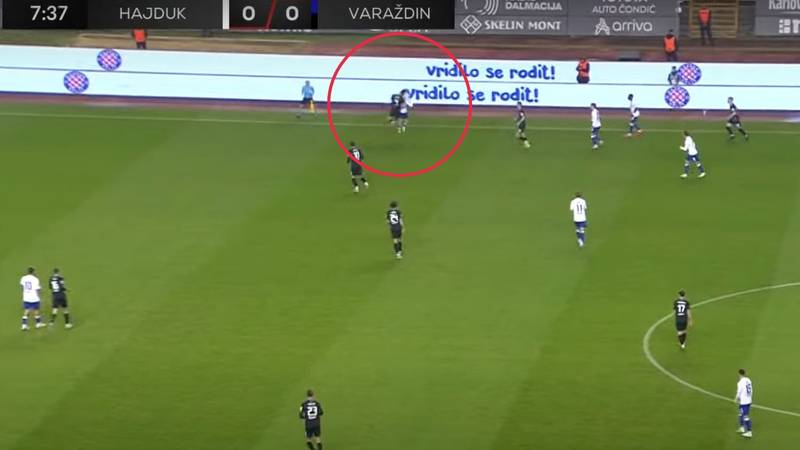 VIDEO Penal suspect, powerlessness and lack of ideas: This is how Hajduk struggled with Varaždin   