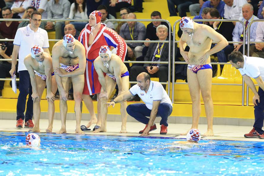 Vukovar: Utakmica vaterpolske FINA Svjetske lige Hrvatska - Francuska