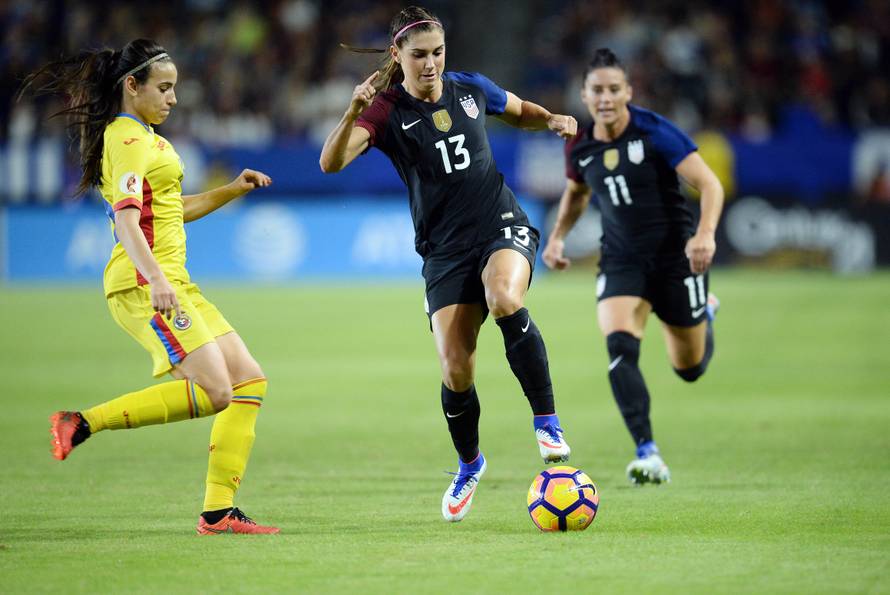 Soccer: International Friendly Women's Soccer-Romania at USA
