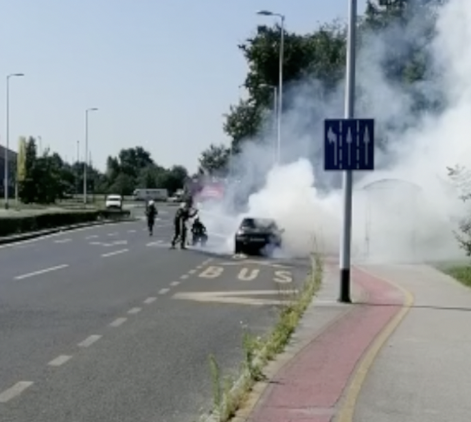 VIDEO Izgorio auto u Zagrebu