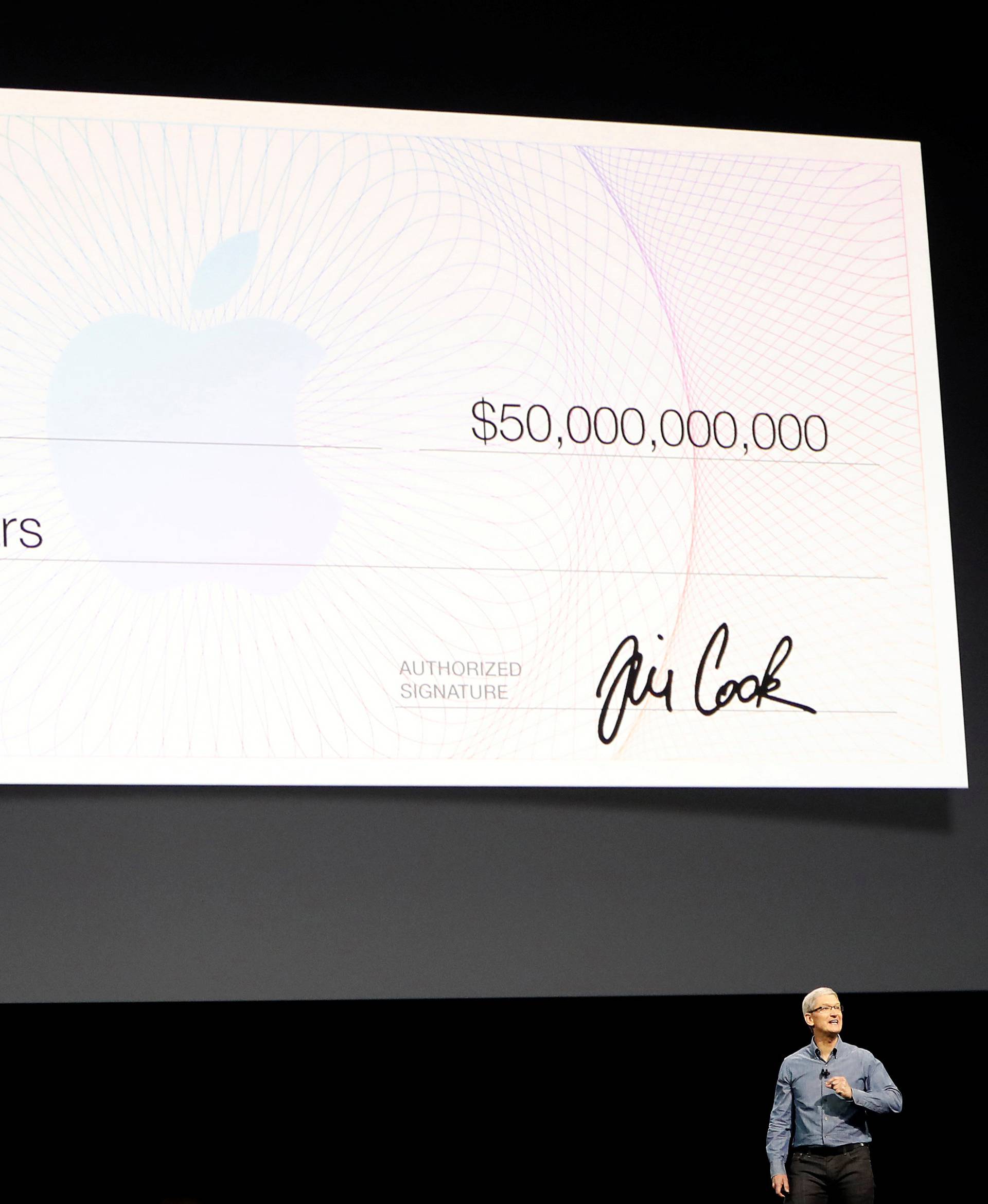 Apple Inc. CEO Tim Cook speaks about monies paid to app developers at the company's World Wide Developers Conference in San Francisco, California