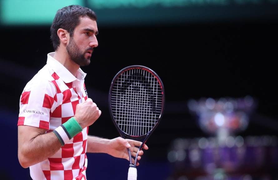 Lille: U 4. meÄu finala Davis Cupa sastali se Lucas Pouille i Marin ÄiliÄ