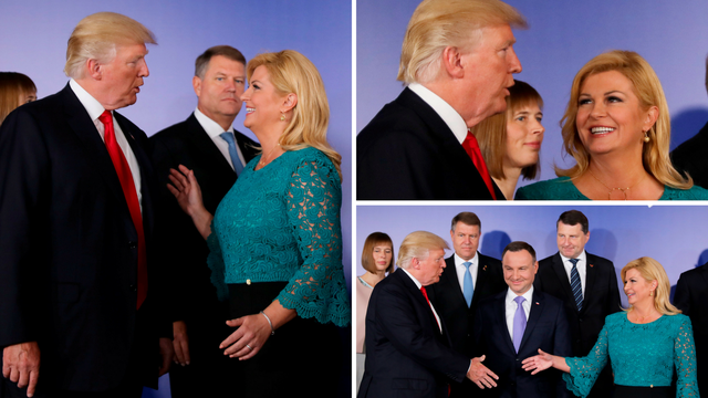 Trump: Jeste li čuli za projekt? Kolinda: Znam to i izgovoriti!