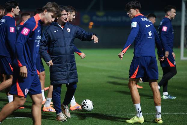Rijeka: Trening hrvatske nogometne reprezentacije