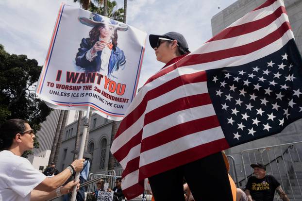 "No Kings" protest against U.S. President Donald Trump's administration policies in Los Angeles