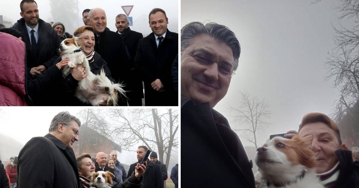 The Most Famous Muzzle in Glina: My Flekica Posed for Pictures with Ministers and the Mayor