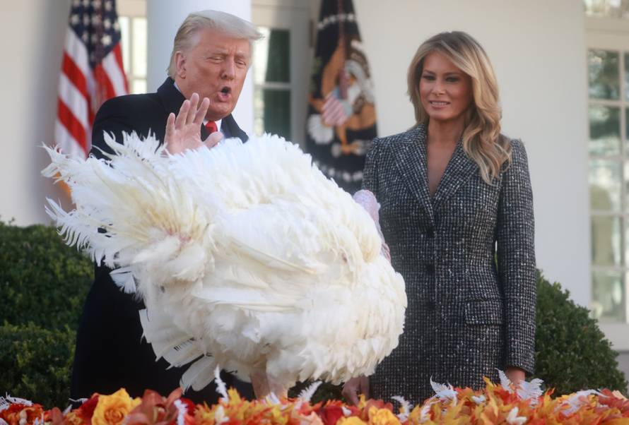 U.S. President Trump hosts presentation of 73rd National Thanksgiving Turkey at the White House