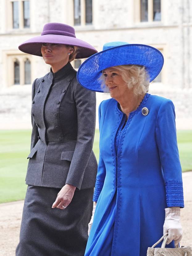 U.S. President Trump makes second state visit to Britain