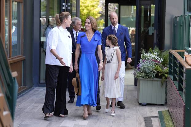 Prince William and Princess Catherine attend the Wimbledon Tennis Men's finals