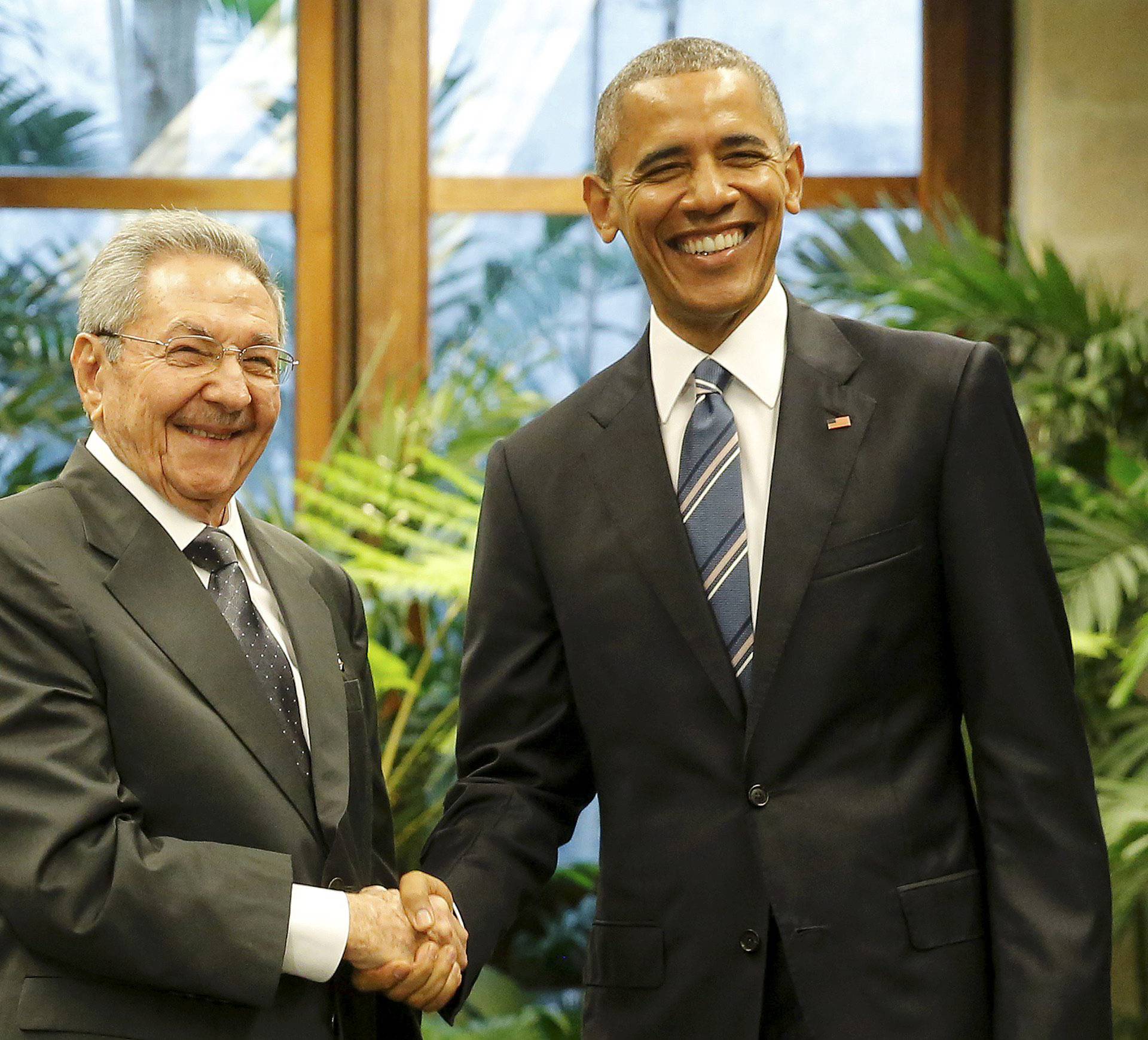 Raul Castro dočekao je Obamu u Palači revolucije u Havani