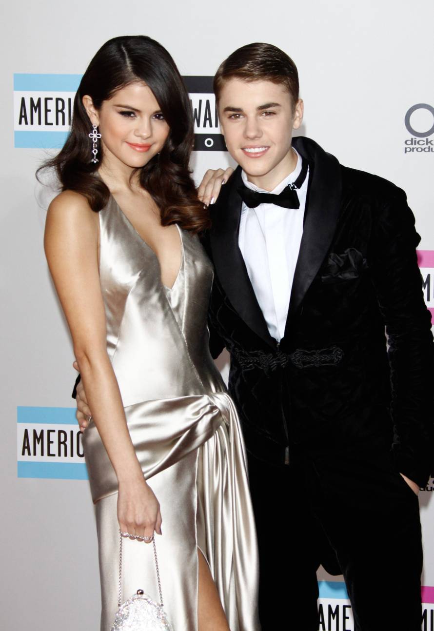 American Music Awards - Justin Bieber and Selena Gomez