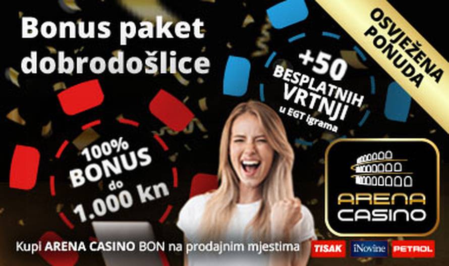 Krenite u avanturu uz Arenin bonus dobrodošlice