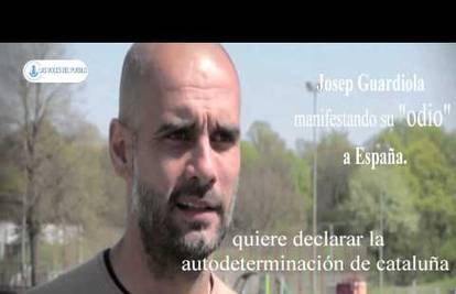 Guardiola javno za neovisnost Katalonije: Referendum je ključ