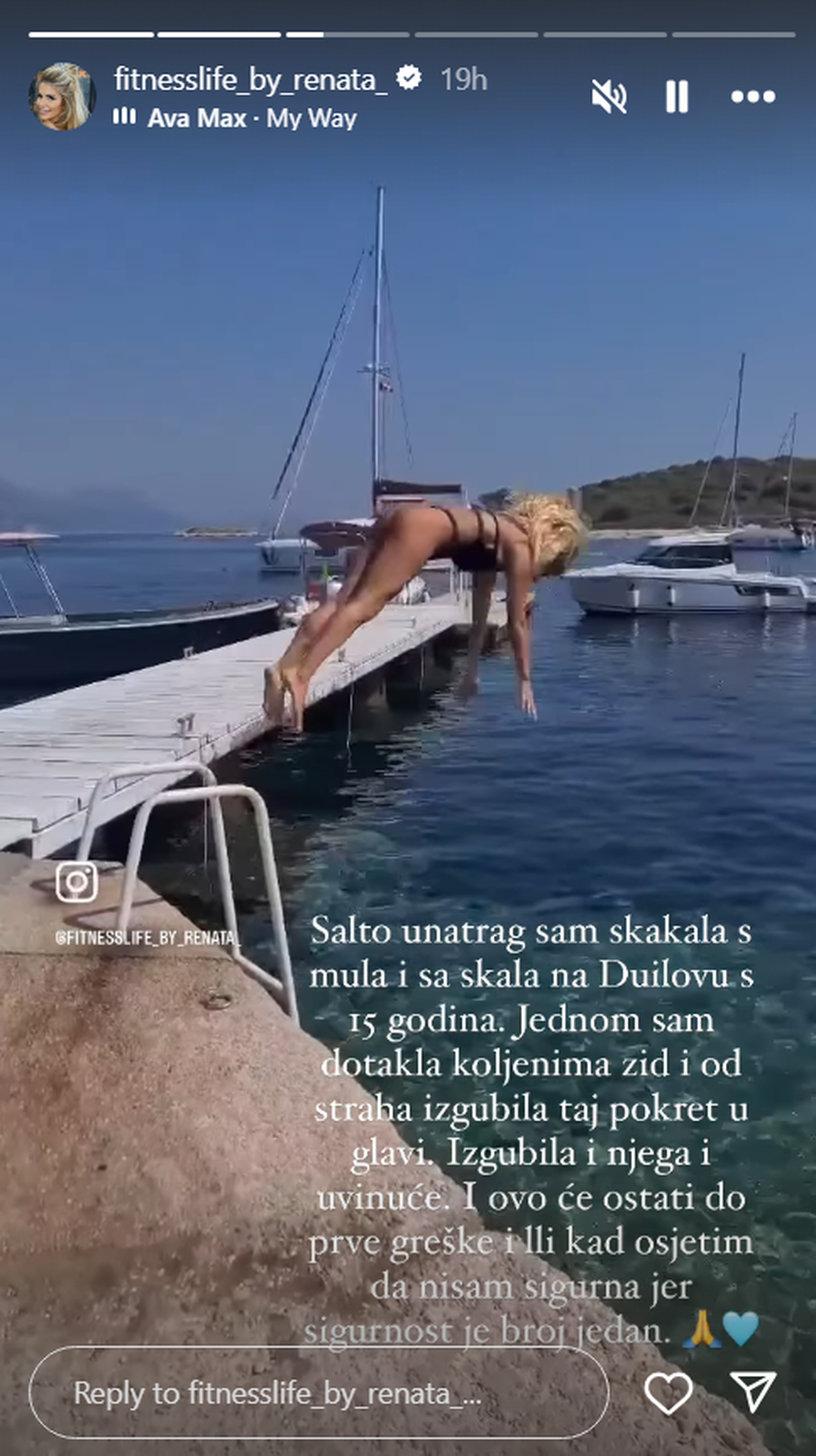 Mama Hajdukovog golmana je opet oduševila skokom! Otkrila i traumu: 'Izgubila sam pokret'