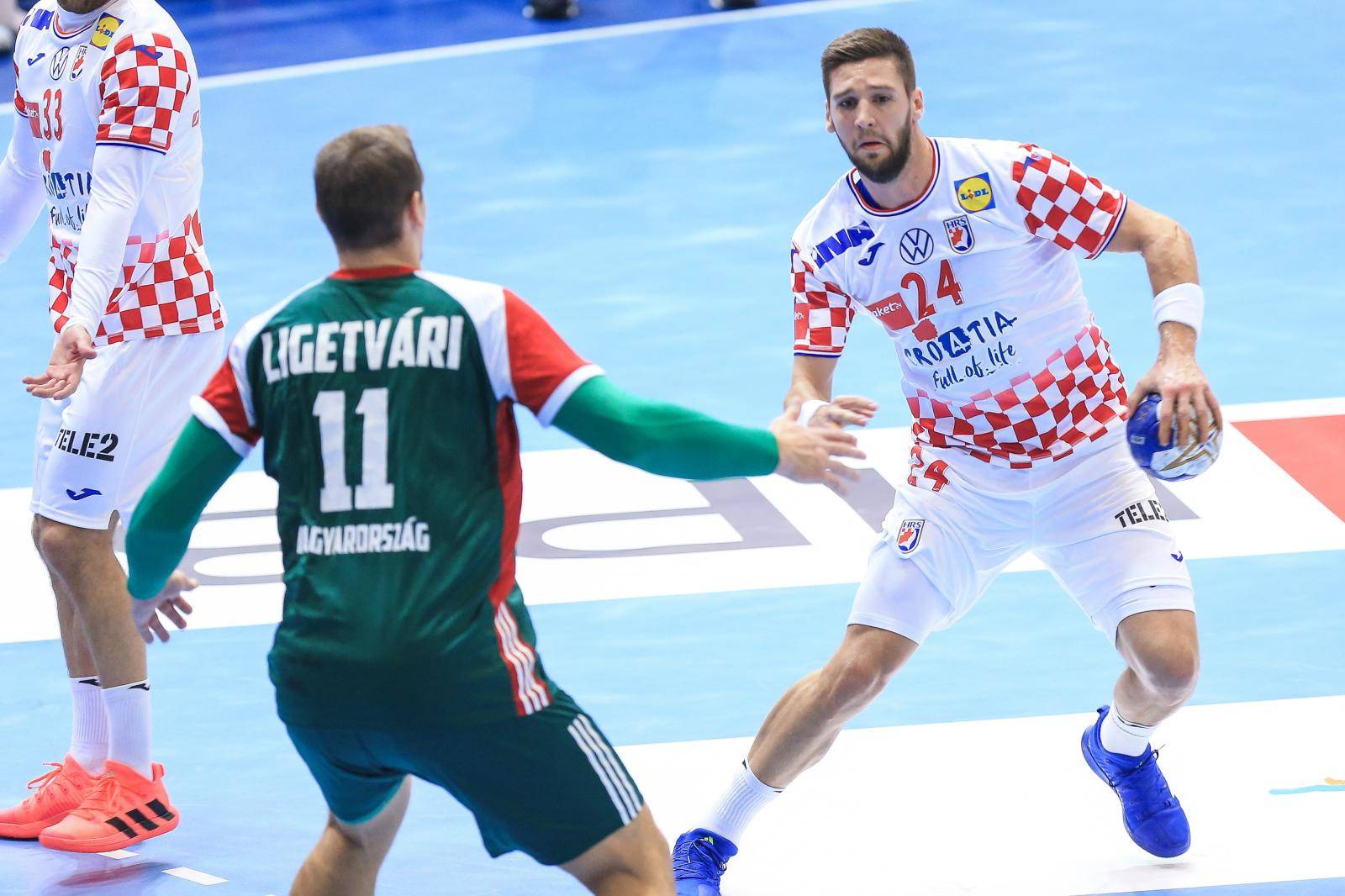 Osijek: Kvalifikacijska utakmica za EHF kup, Hrvatska - Mađarska