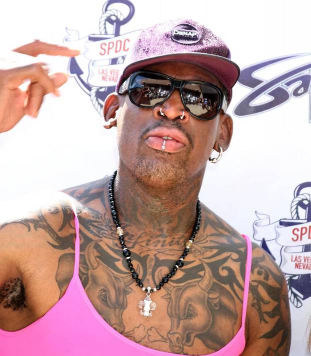 Dennis Rodman Photocall - Las Vegas