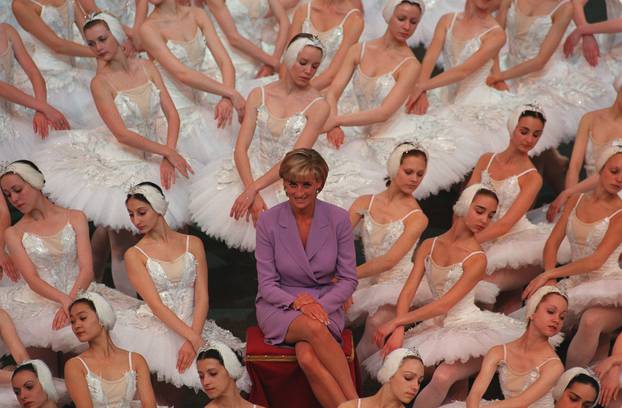 Princess Diana with the English National Ballet