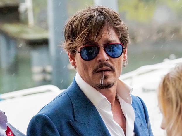 Venice - Johnny Depp Leaves Casino