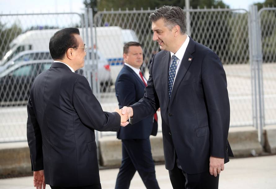 PlenkoviÄ i  Keqiang na katamaranu Jelena