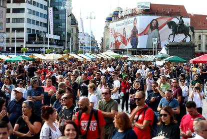 Zagreb: Na glavnom Trgu održava se Festival slobode 2.0