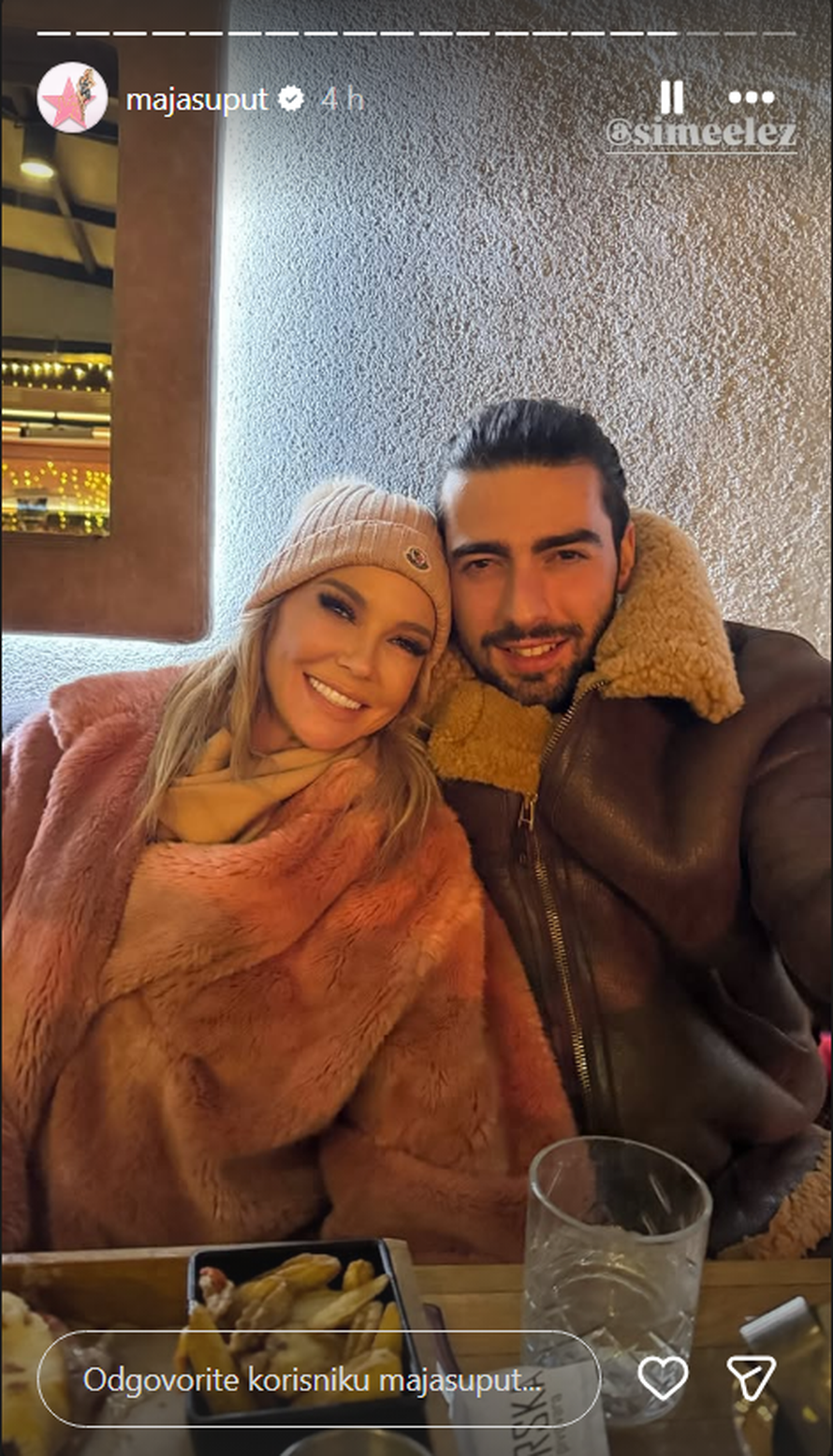 Maja Šuput nakon nastupa u Makarskoj završila u Šiminu zagrljaju: 'Ljubav je u zraku...'