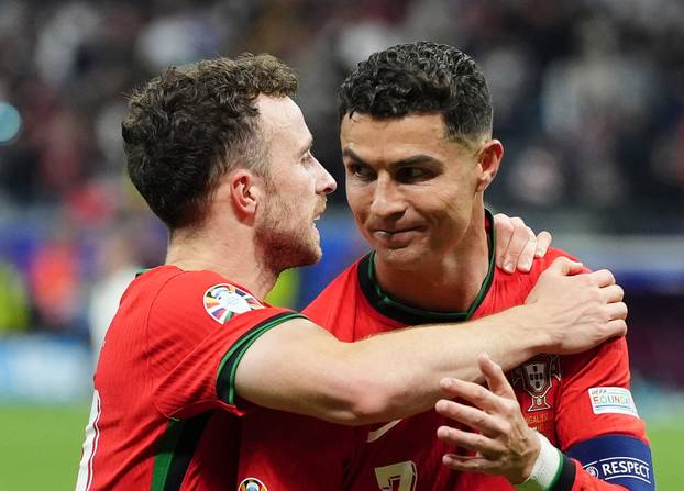 Diogo Jota and Cristiano Ronaldo file photo