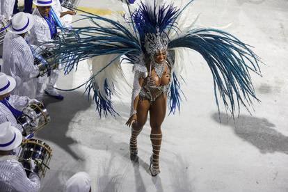 Carnival magic descends on Rio as the second night of elite samba schools lights up the Sambadrome, in Rio de Janeiro