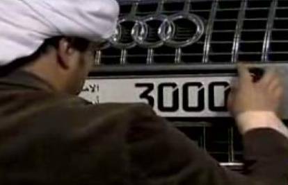 Arapi plaćaju milijune za registarske oznake auta