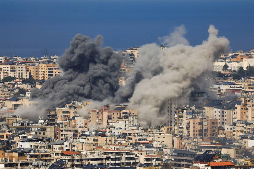 Escalation between Hezbollah and Israel, amid the U.S.-Israeli conflict with Iran, in Beirut