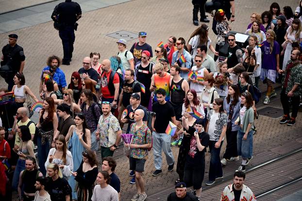 Zagreb: 25. Povorka ponosa LGBTIQ zajednice "Korak po korak, iskorak!"