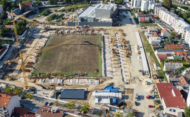 Stadion iz zraka: Pogledajte kako napreduju radovi u Kranjčevićevoj