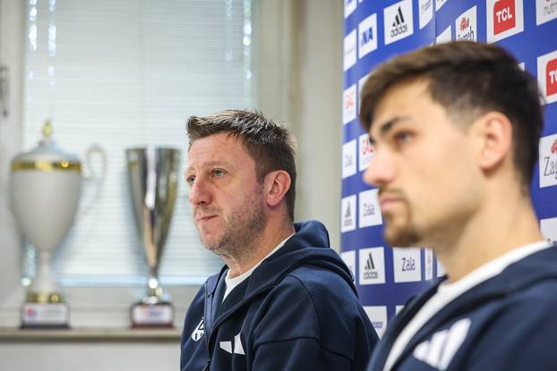 Zagreb: Konferencija za medije RK Zagreb uoči utakmice Lige prvaka s mađarskim OTP Bank Pick Szegedom