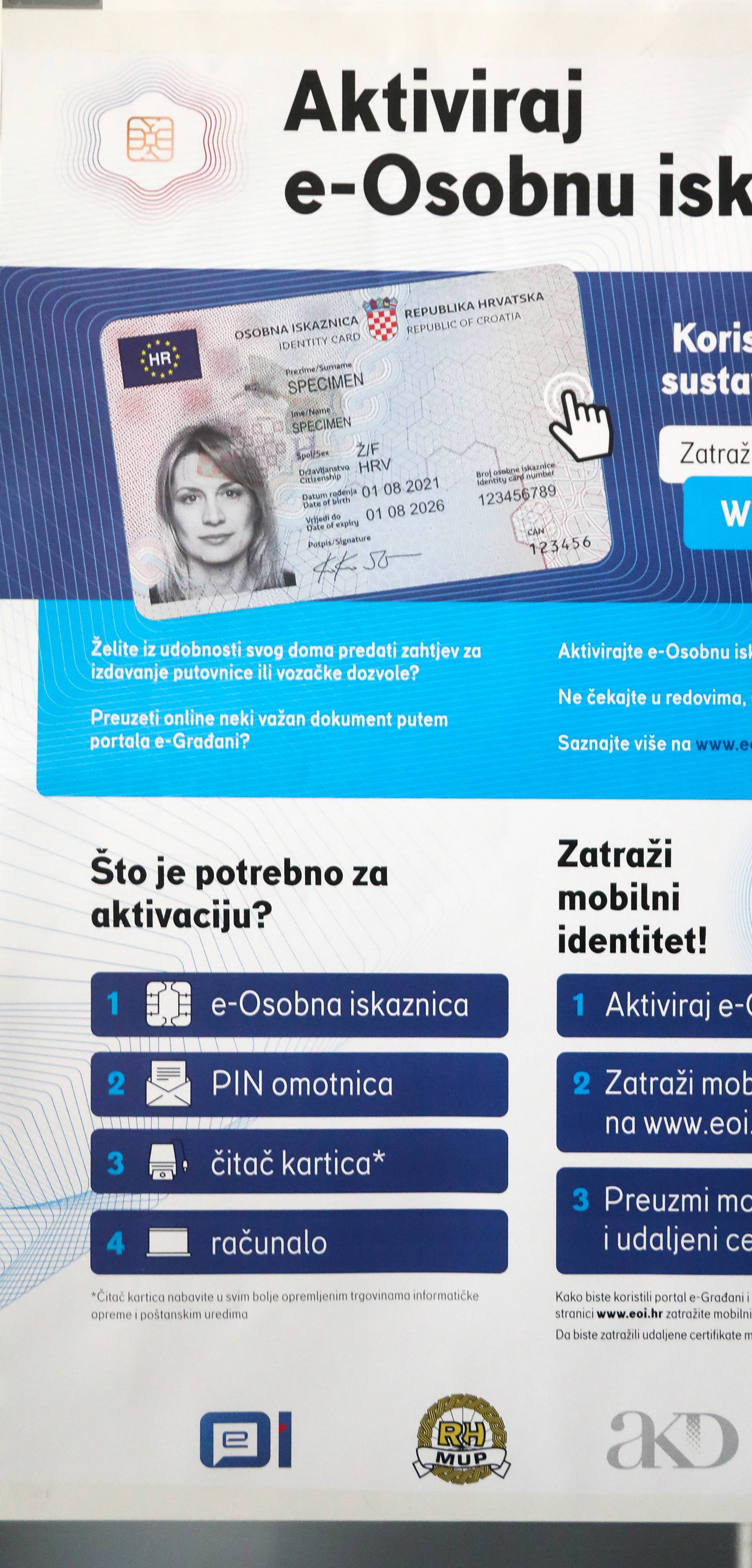 U Policijskoj postaji Velika Gorica predstavljen je projekt digitalne osobne iskaznice