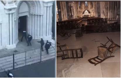 Trenuci užasa u Nici: Policajci uletavaju u crkvu, a napadač se sprema odrubiti taocima glave