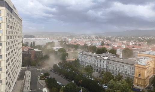 Nevrijeme pogodilo Zagreb, pogledajte stra&scaron;ne snimke!