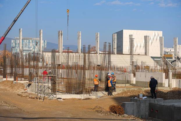 Sjeverna tribina stadiona u Kranj?evi?evoj gotovo je ve? izgra?ena