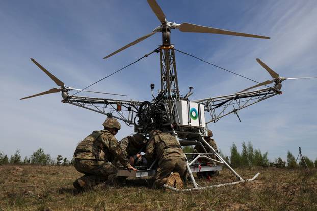 NATO troops test drone-assisted casualty evacuation in Poland
